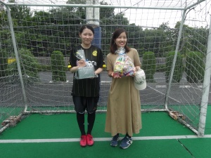 なでしこ賞　ナカヤマさん＆ツジムラさん